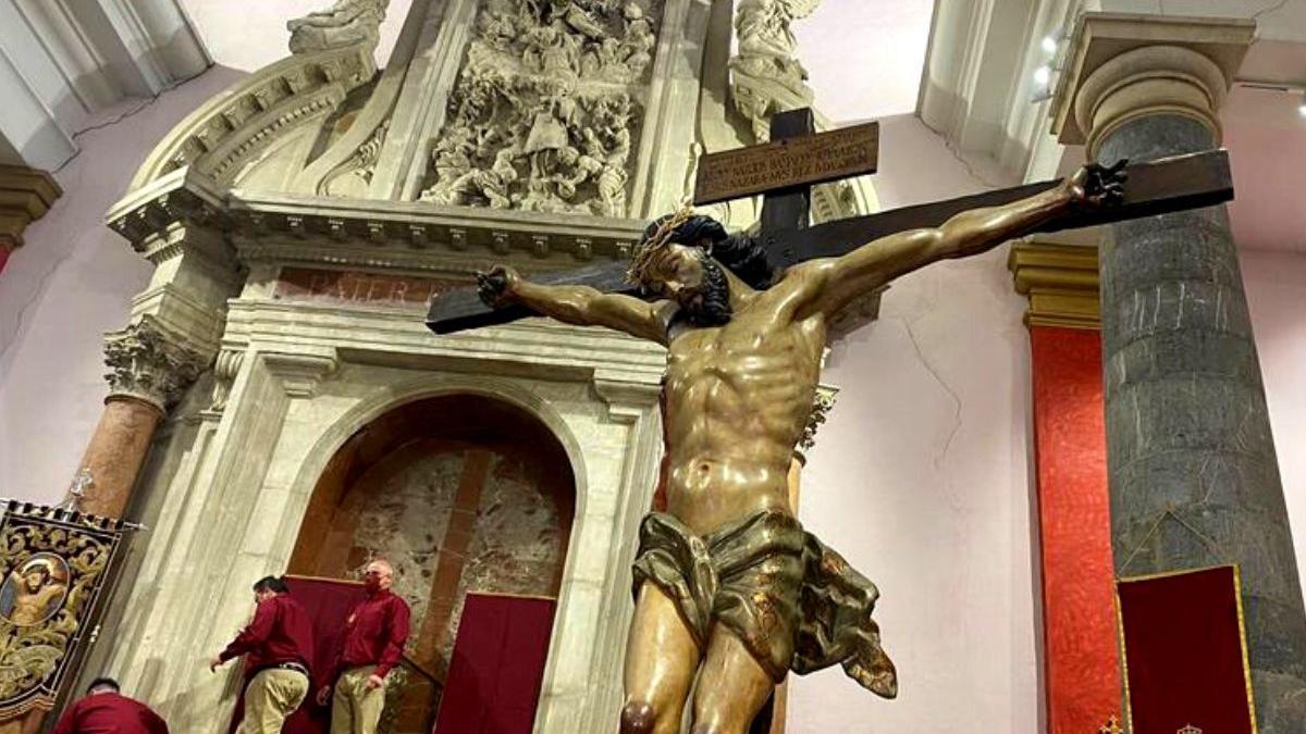 Un político de Murcia propone nombrar alcalde perpetuo al Santísimo Cristo del Perdón