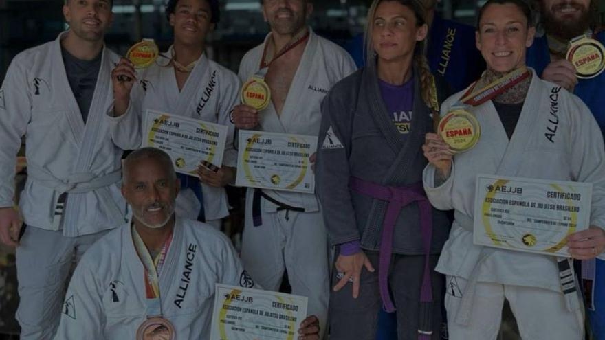 Ibiza deja su sello de oro en el Campeonato de España de Jiujitsu