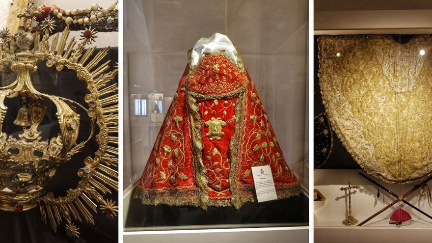 Del manto de la reina Isabel II a la corona centenaria: las reliquias de la Virgen de la Montaña