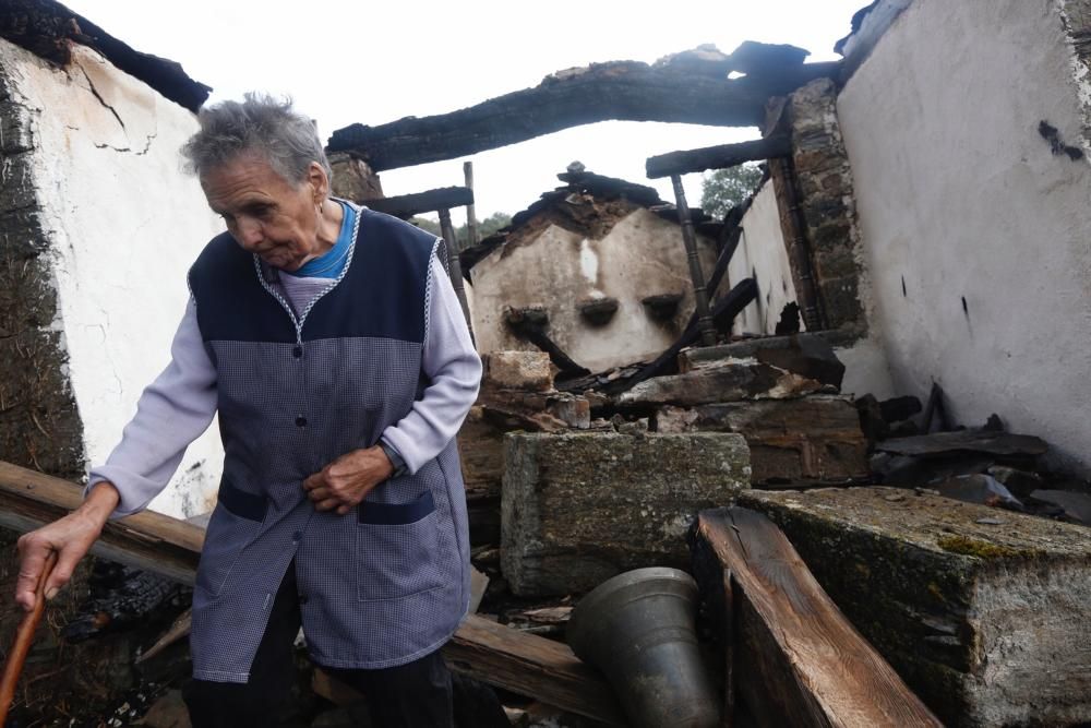 El Suroccidente asturiano arrasado por las llamas