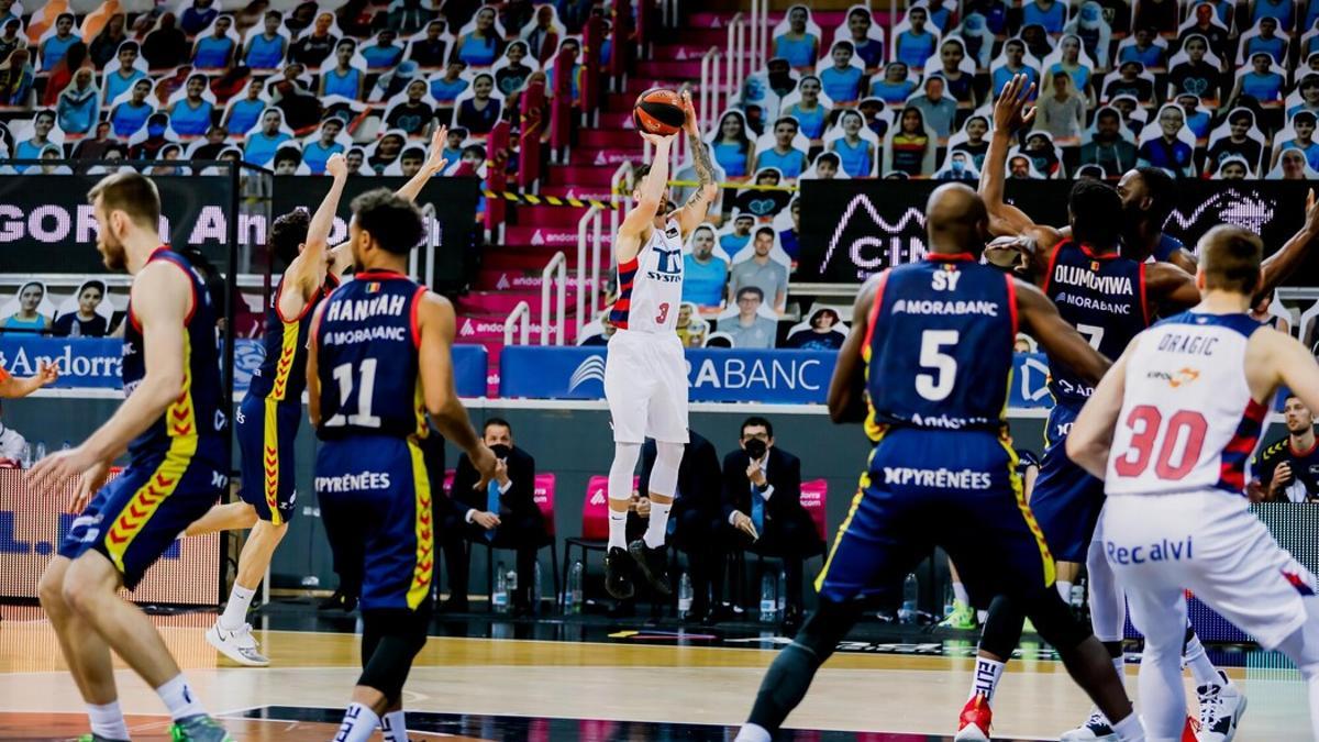 El MoraBanc Andorra perdió 62-82 ante el Baskonia esta jornada.