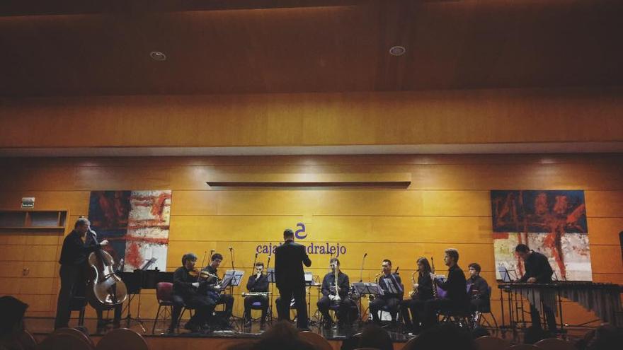 Profesores del conservatorio en un concierto en el auditorio Cajalmendralejo