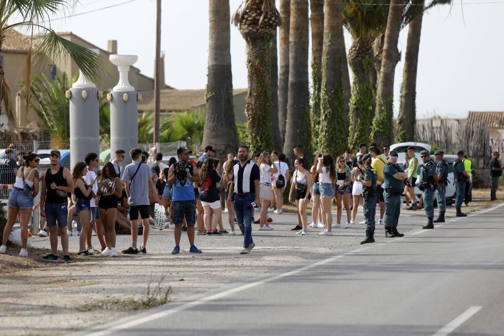 La Guardia Civil precinta el Marenostrum Festival