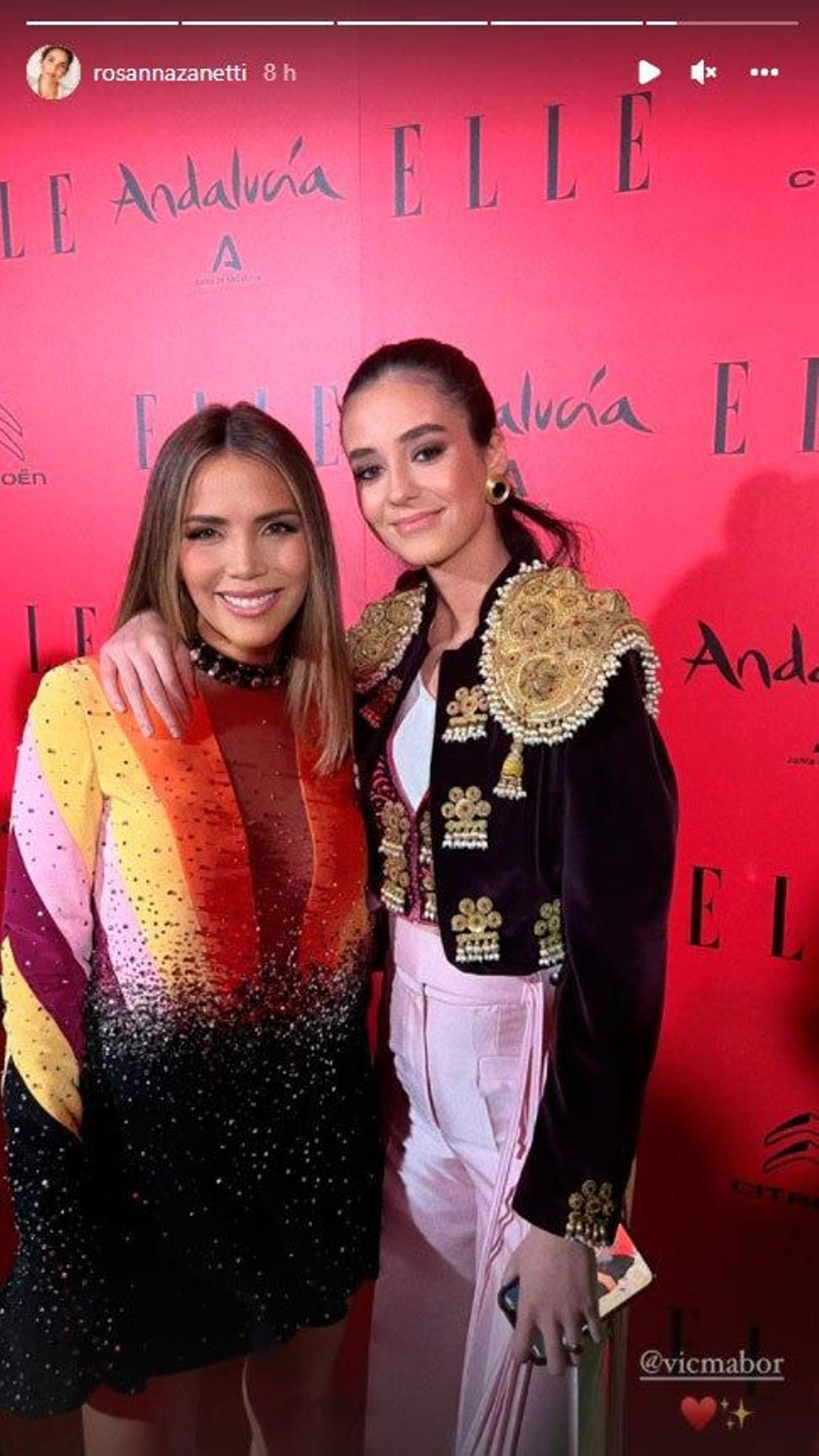 Rosanna Zanetti y Victoria Federica en el photocall de Elle