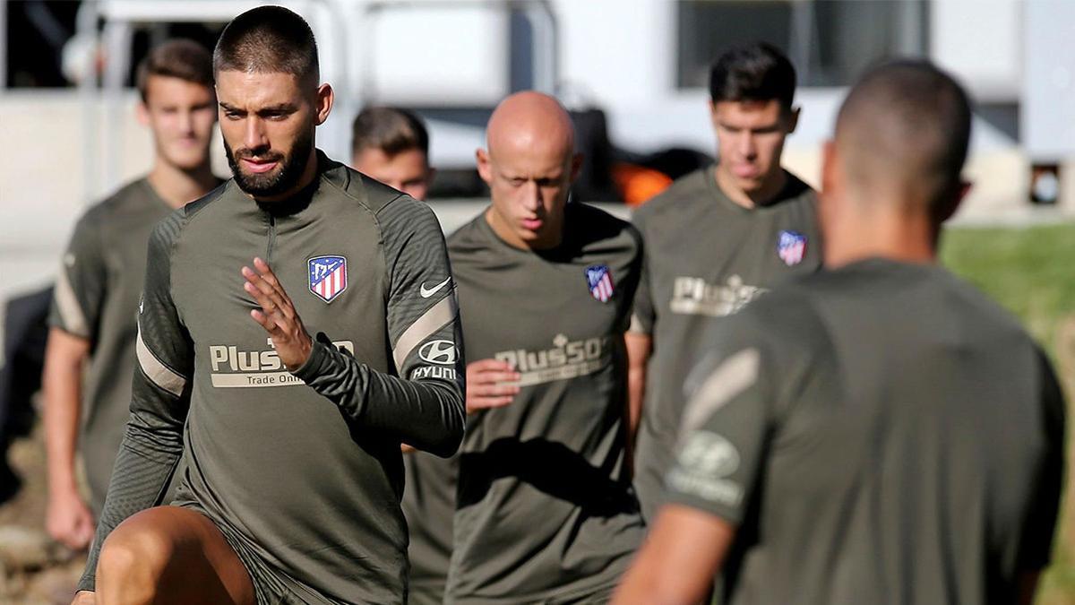 Yannick Carrasco, contento con su regreso al Atlético