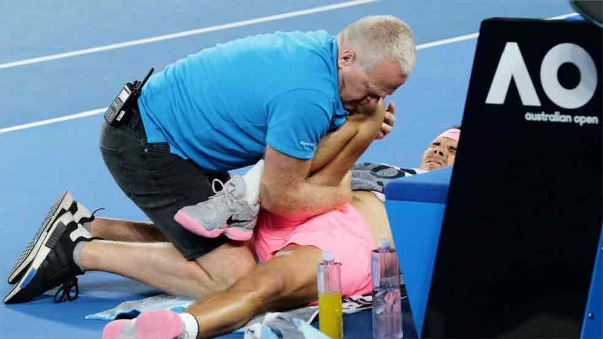 Rafa Nadal abandonó el Open de Australia