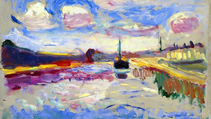 Canal du Midi, de Henri Matisse (1898,  óleo sobre cartón,  Museo Thyssen-Bornemisza,  Madrid).
