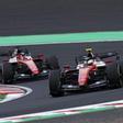 44 HAMILTON Lewis (gbr), Scuderia Ferrari SF-26, action, 16 LECLERC Charles (mco), Scuderia Ferrari SF-26, action during the Formula 1 Japanese Grand Prix 2026, 3rd round of the 2026 Formula One World Championship from March 27 to 29, 2026 on the Suzuka Circuit, in Suzuka, Japan - Photo Xavier Bonilla / DPPI AFP7 29/03/2026 ONLY FOR USE IN SPAIN