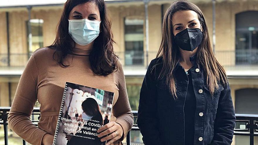 Sandra Gómez es va reunir ahir amb el Consell de la Joventut. | LEVANTE-EMV