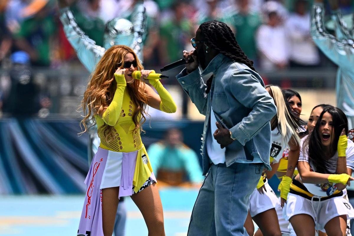 Inauguración de la Copa del Mundo de futbol 2026. Shakira y Burna Boy
