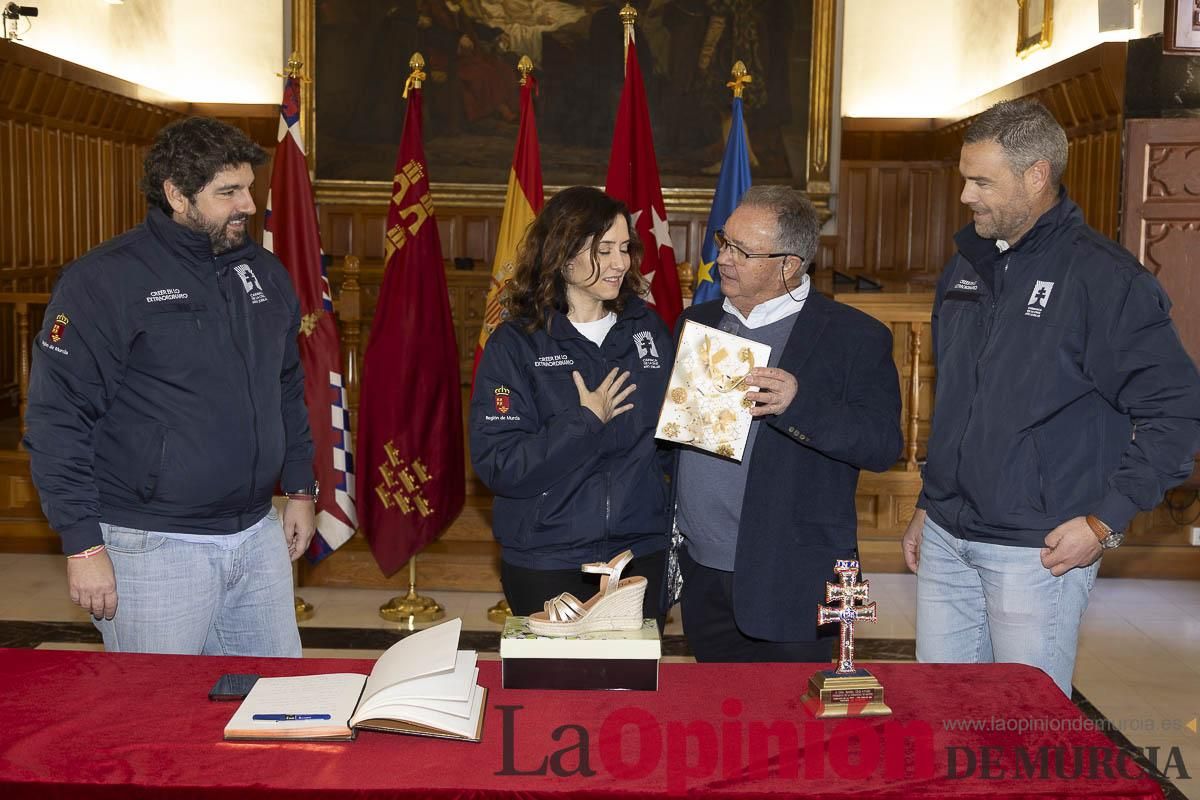 Así ha sido la visita de Isabel Díaz Ayuso a Caravaca de la Cruz
