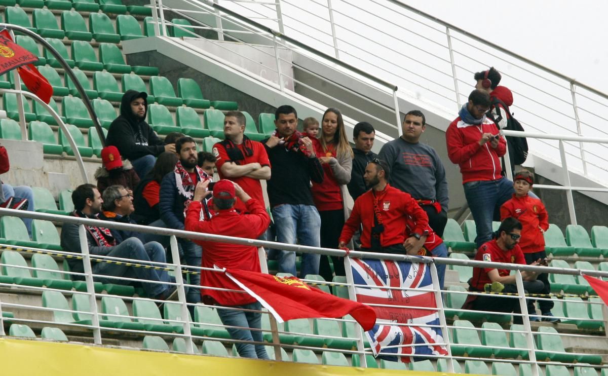 La afición cordobesista en el partido contra el Mallorca