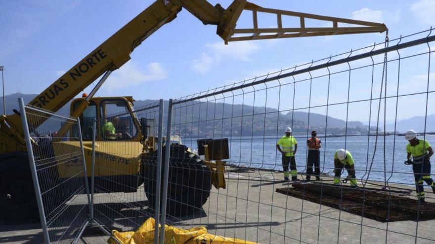 El arreglo del muelle bateeiro de A Mosqueira, en Moaña, tendrá dos fases y acabará en 2027