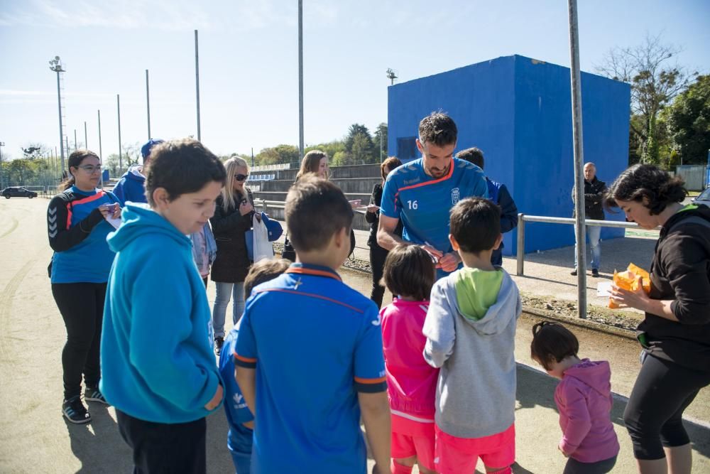 Entrenamiento del Real Oviedo