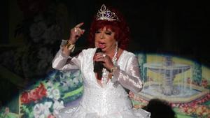Carmen de Mairena en una presentación en el Coliseum, en el 2008.