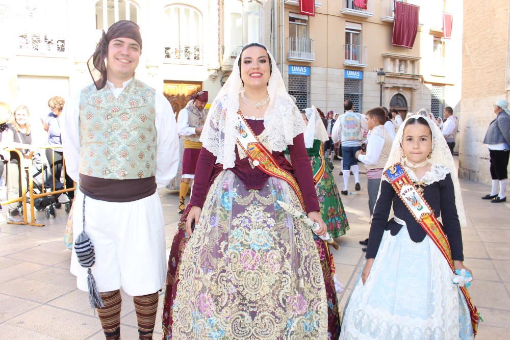 Falleras mayores 2019 en la Procesión de la Virgen