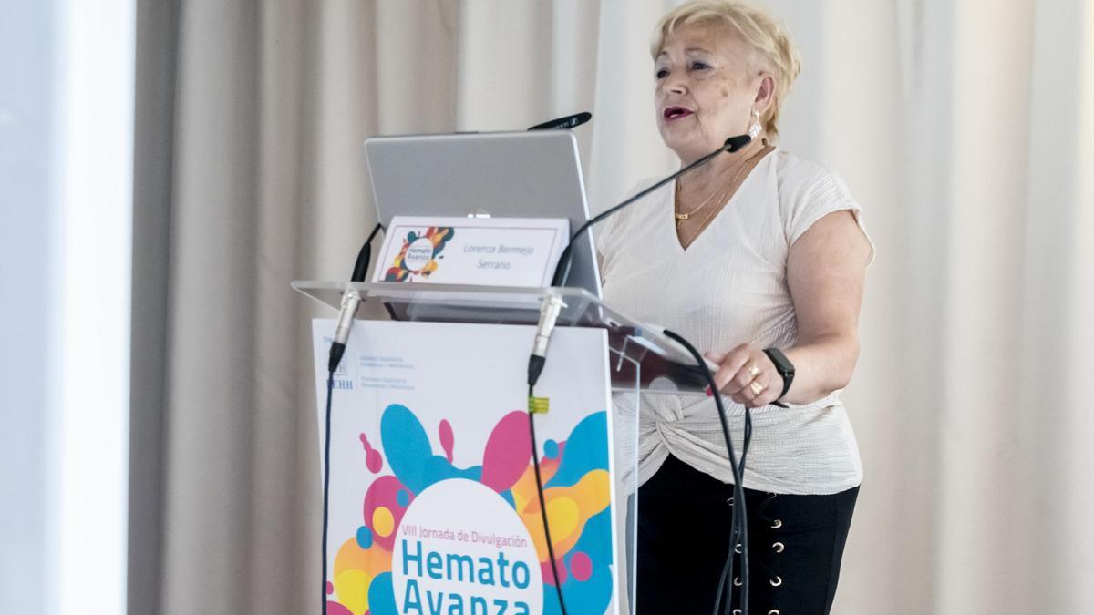 Lorenza Bermejo, enferma de leucemia y de la enfermedad de injerto contra receptor (EIRC) crónica