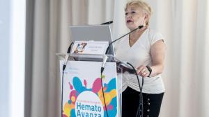 Lorenza Bermejo, enferma de leucemia y de la enfermedad de injerto contra receptor (EIRC) crónica