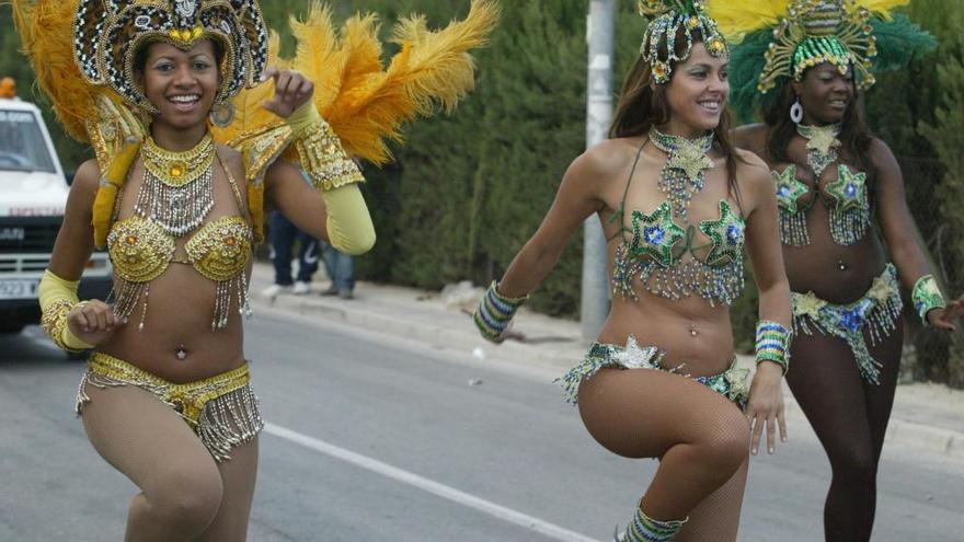 Imagen de archivo del desfile de carrozas de La Alberca