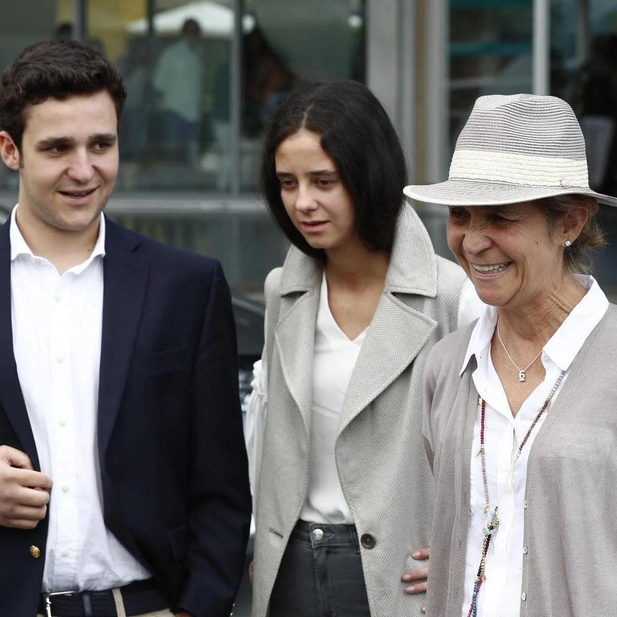 Froilán, Victoria Federica y la Infanta Elena