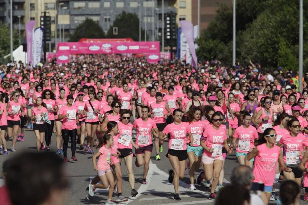 Carrera de la mujer en la zona este de Gijón.