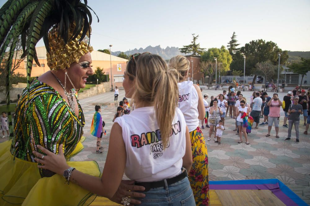 Primera edició de la Rainbow party LGTBI a Sant Vicenç de Castellet