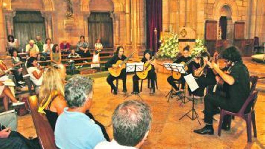 El concierto celebrado ayer en Covadonga.