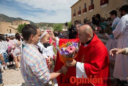 Ofrenda de flores a la Cruz de Caravaca