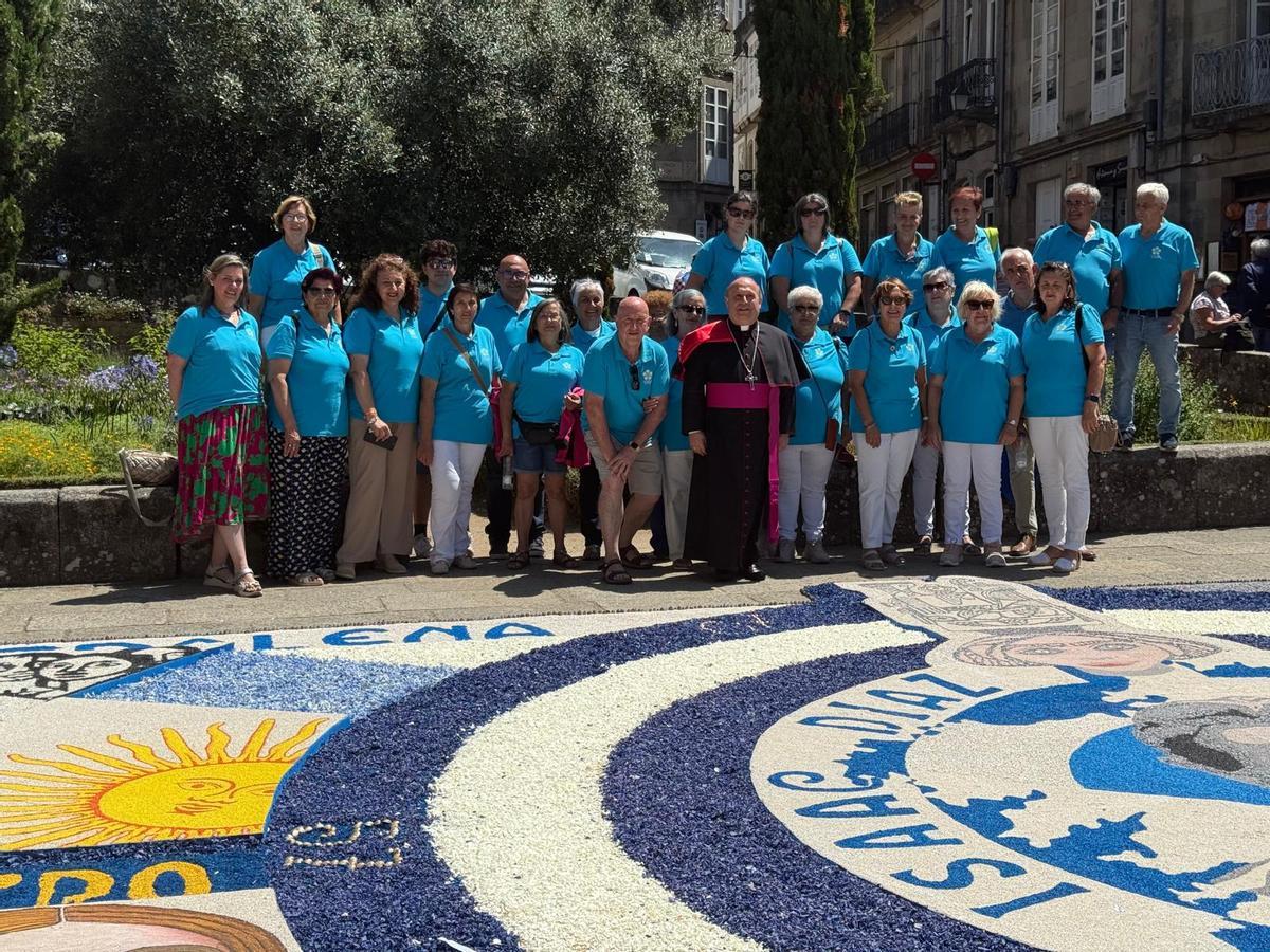 Alfombristas do Morrazo na gran alfombra no corazón de Galicia Alfombristas do Morrazo na gran alfombra no corazón de Galicia