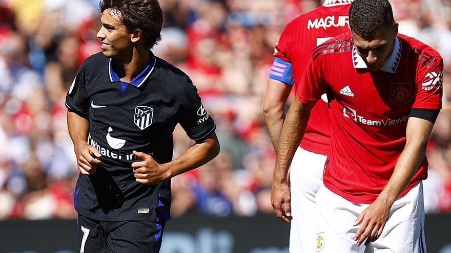 Joao Felix da la victoria al Atlético de Madrid ante el United en la primera prueba de nivel.