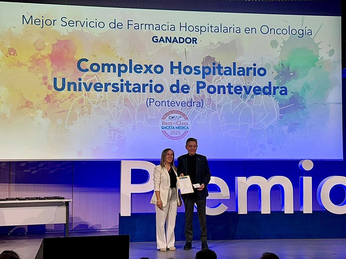 El servicio de Farmacia Hospitalaria también fue premiado.