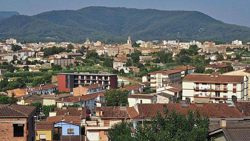 Vistes dels habitatges de Banyoles.