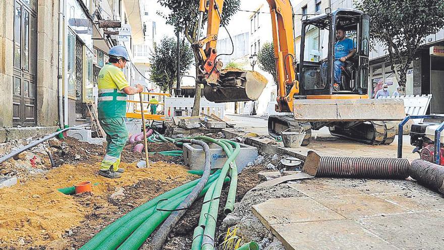 Estado que presentaban las obras a principios de mes.