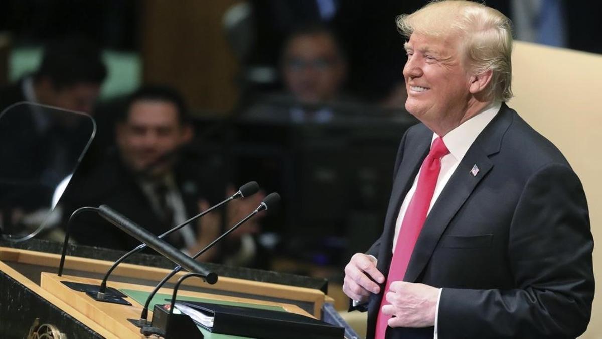 Trump llama a &quot;aislar al regimen de Irán&quot; en su discurso ante la ONU
