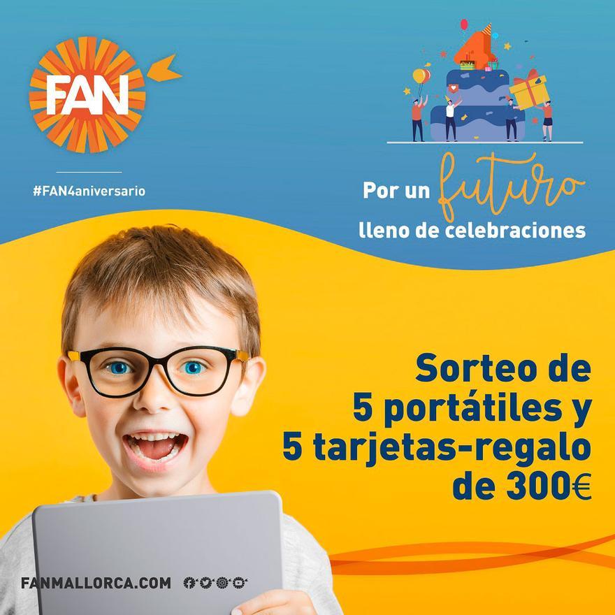 Sorteo de cinco ordenadores portátiles y cinco tarjetas regalo de 300 euros