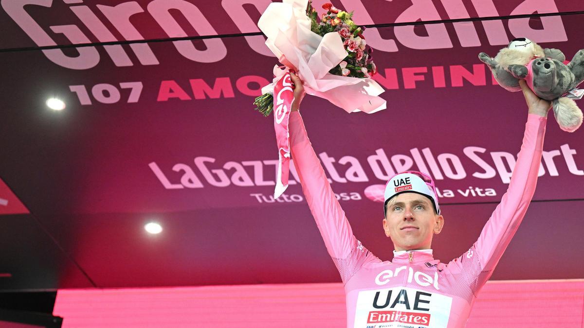 Tadej Pogacar, líder del Giro de Italia
