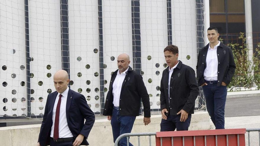 Por la izquierda, David Guerra, Emilio Gutiérrez, Felipe Vega-Arango e Israel Villaseñor.
