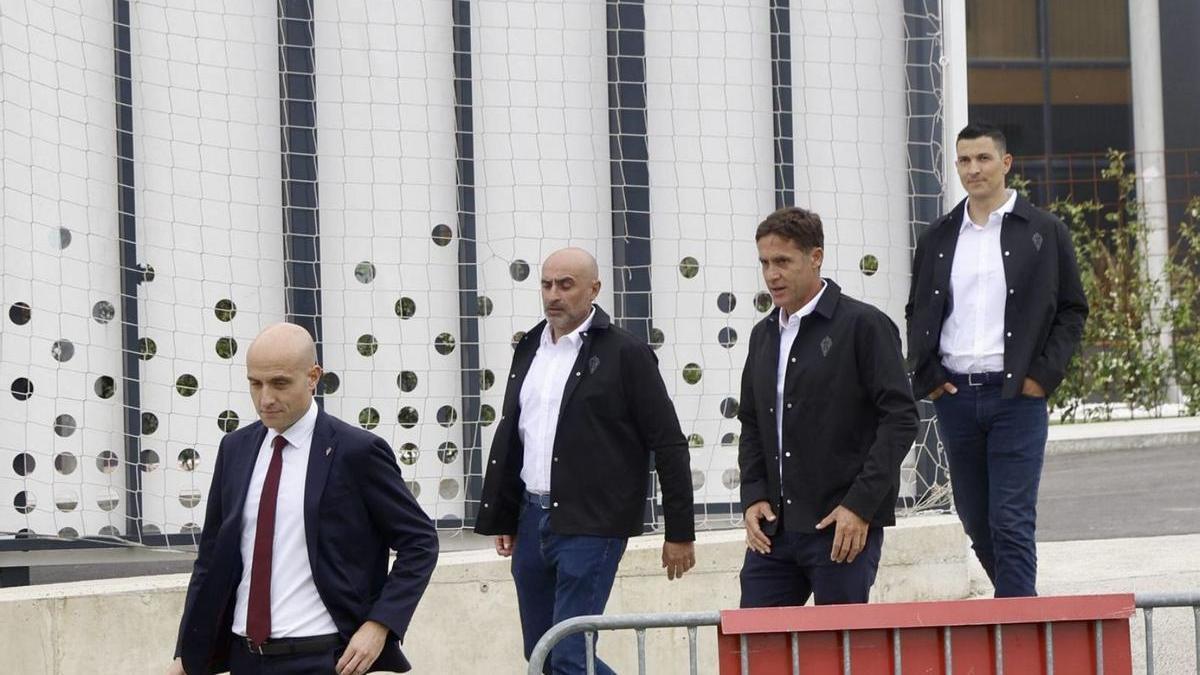Por la izquierda, David Guerra, Emilio Gutiérrez, Felipe Vega-Arango e Israel Villaseñor. | MARCOS LEÓN