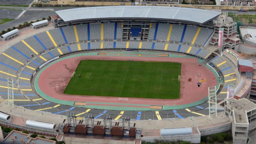 Imagen aérea del estadio de Gran Canaria, tomada en noviembre de 2012. | yaiza socorro