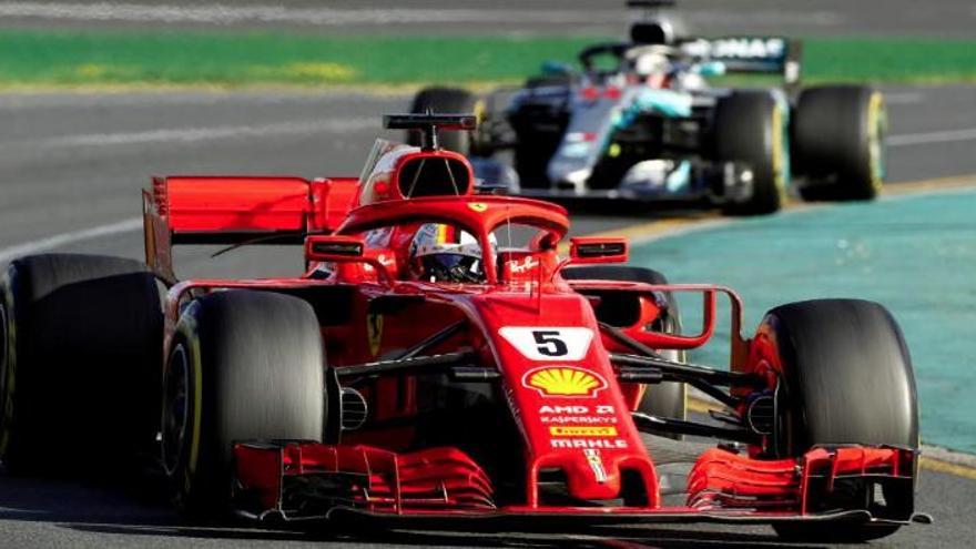 Vettel seguit de Hamilton