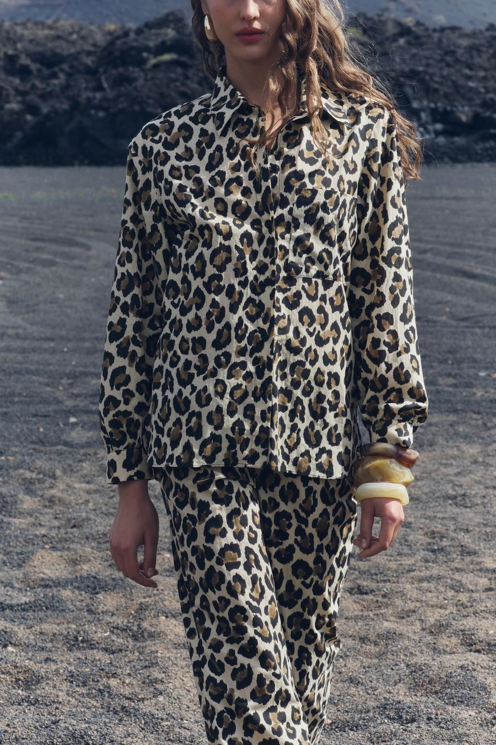 Camisa de leopardo de Zara