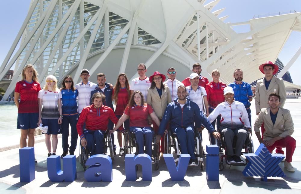 Presentación de la equipación de la selección paralímpica española