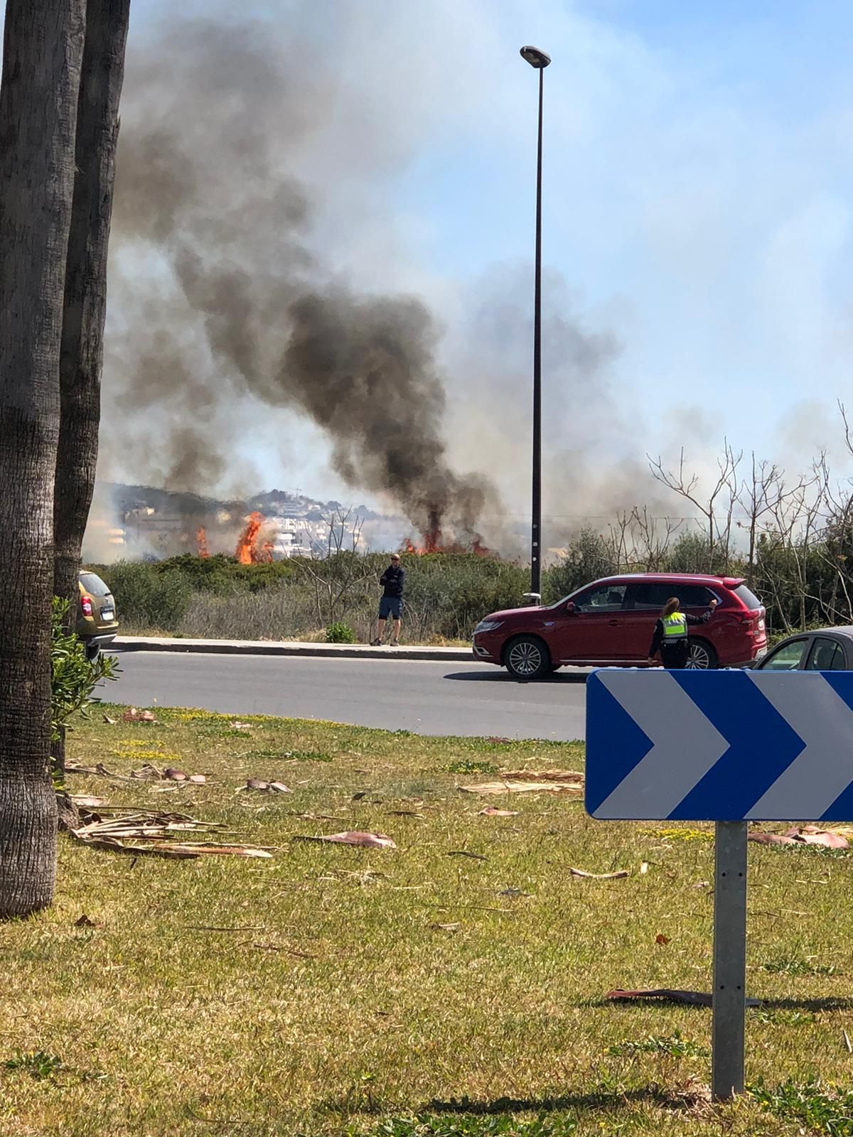 Galería del incendio de ses Feixes en Ibiza