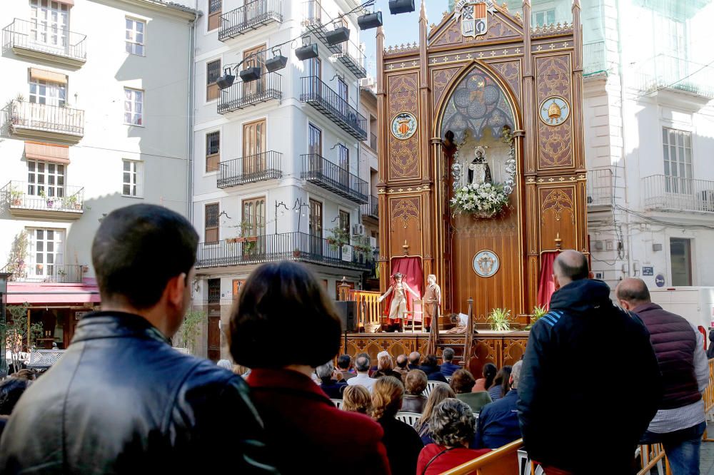 Representación en el altar del Tossal