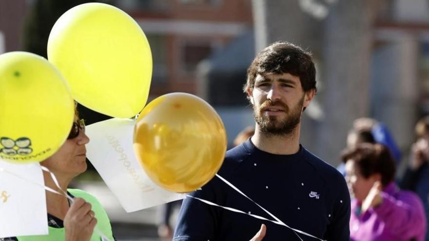 Yeray Álvarez lanza un mensaje de esperanza a los niños con cáncer