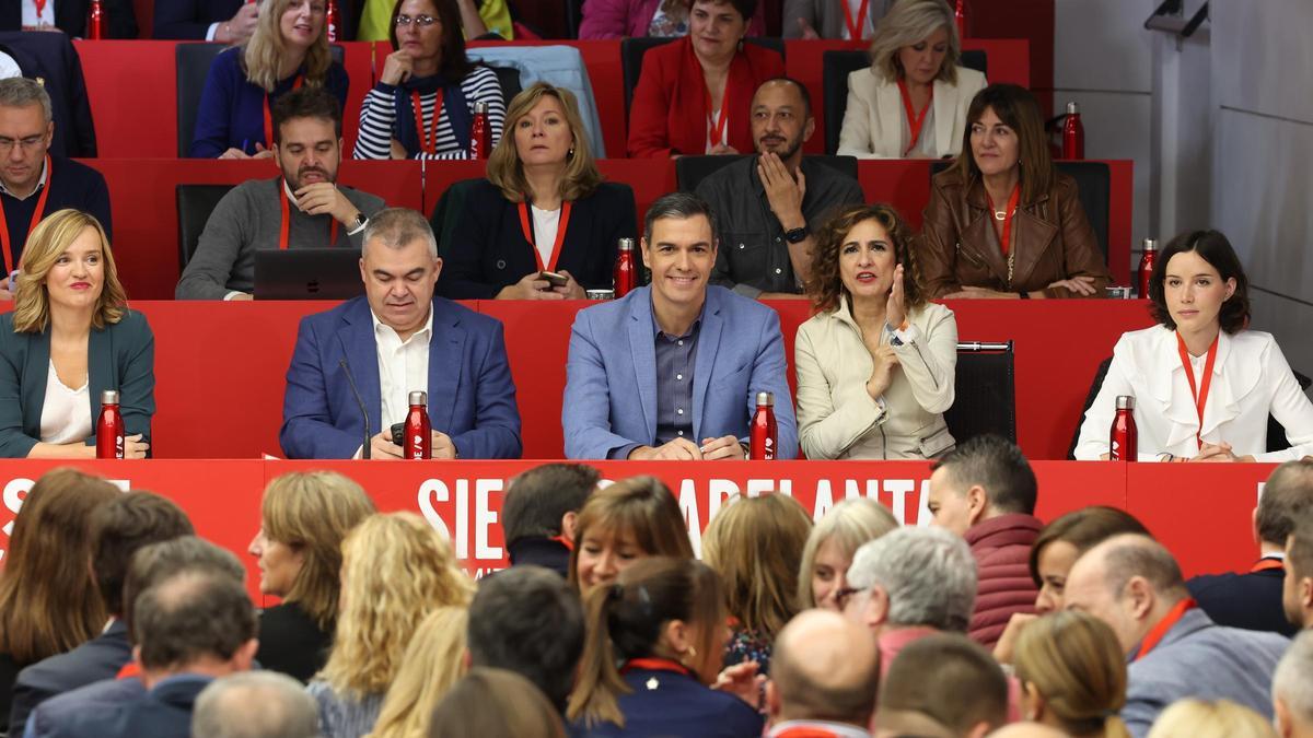 Una imagen de la reunión del Comité Federal del PSOE, el pasado 28 de octubre.