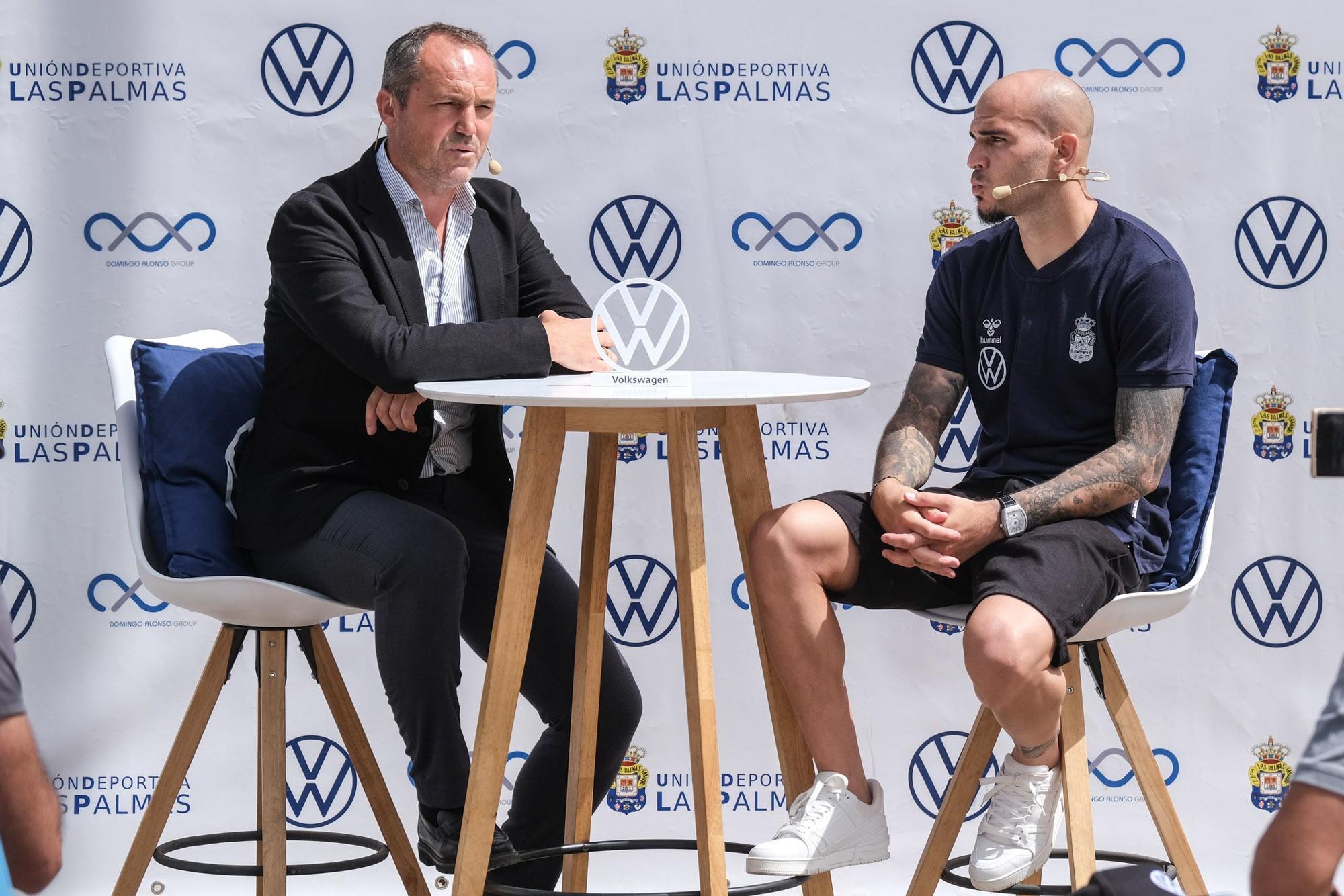 Presentación de Sandro Ramírez, nuevo fichaje de la UD Las Palmas