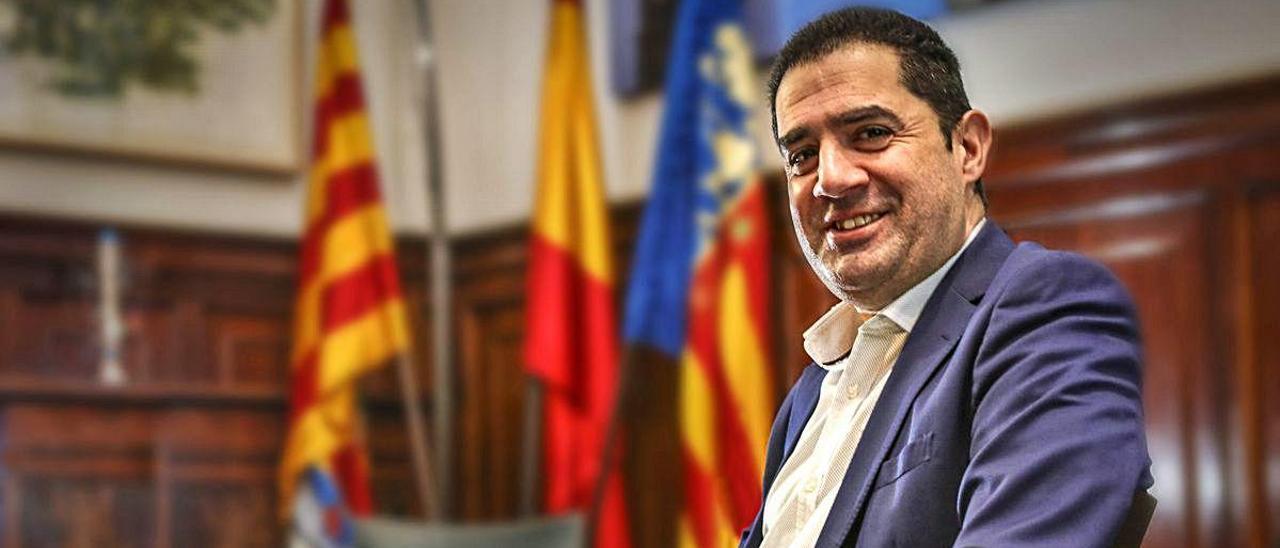 El portavoz del PSPV en la Diputación de Alicante y alcalde de Alcoy, Toni Francés.