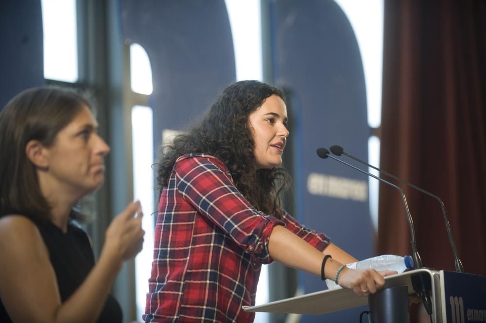 "Aquí empieza el cambio para toda Europa", ha subrayado Villares ante medio millar de personas en el paraninfo de la Universidad de A Coruña.