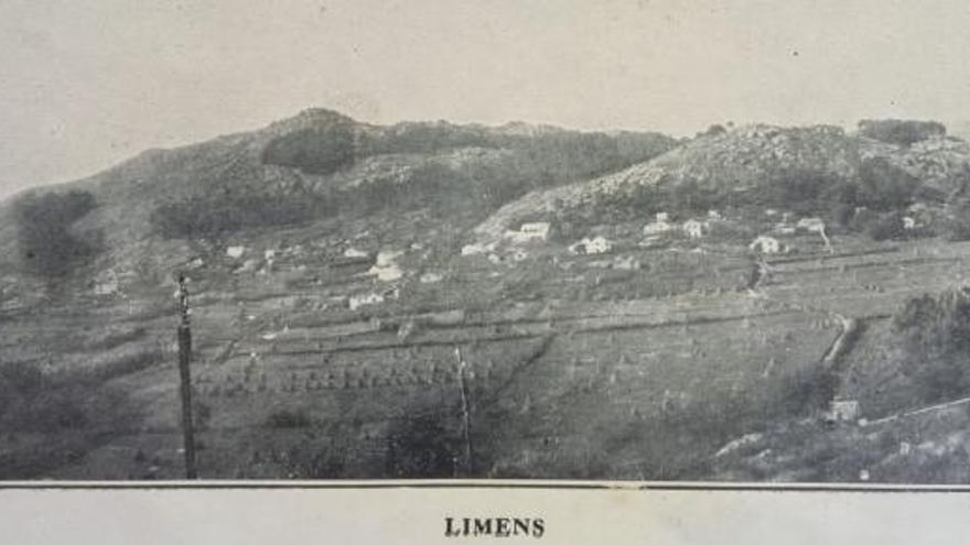 Unha vista de Liméns, tamén no ano 1931.  | // S.S.M. A UNIÓN